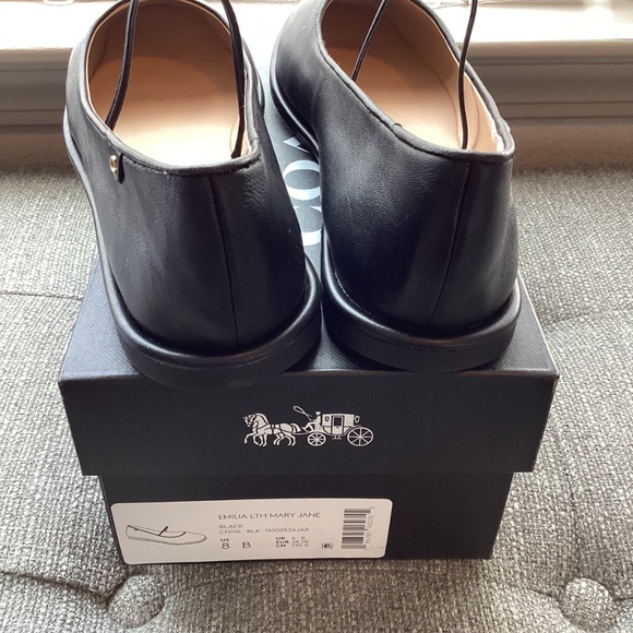 COACH Women's Emilia Mary Jane Ballet Flats, size 8 - Picture 12 of 13